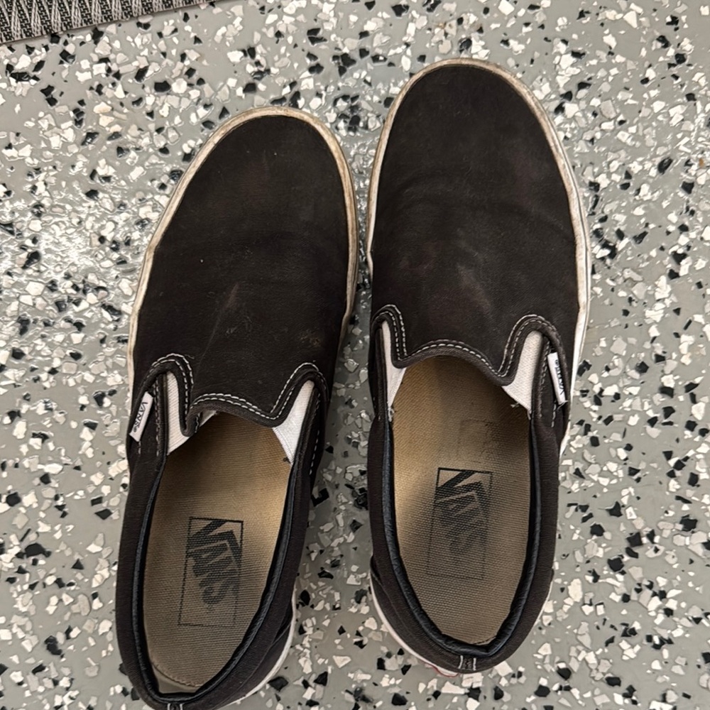 Vans Black Classic Slip-On Sneakers